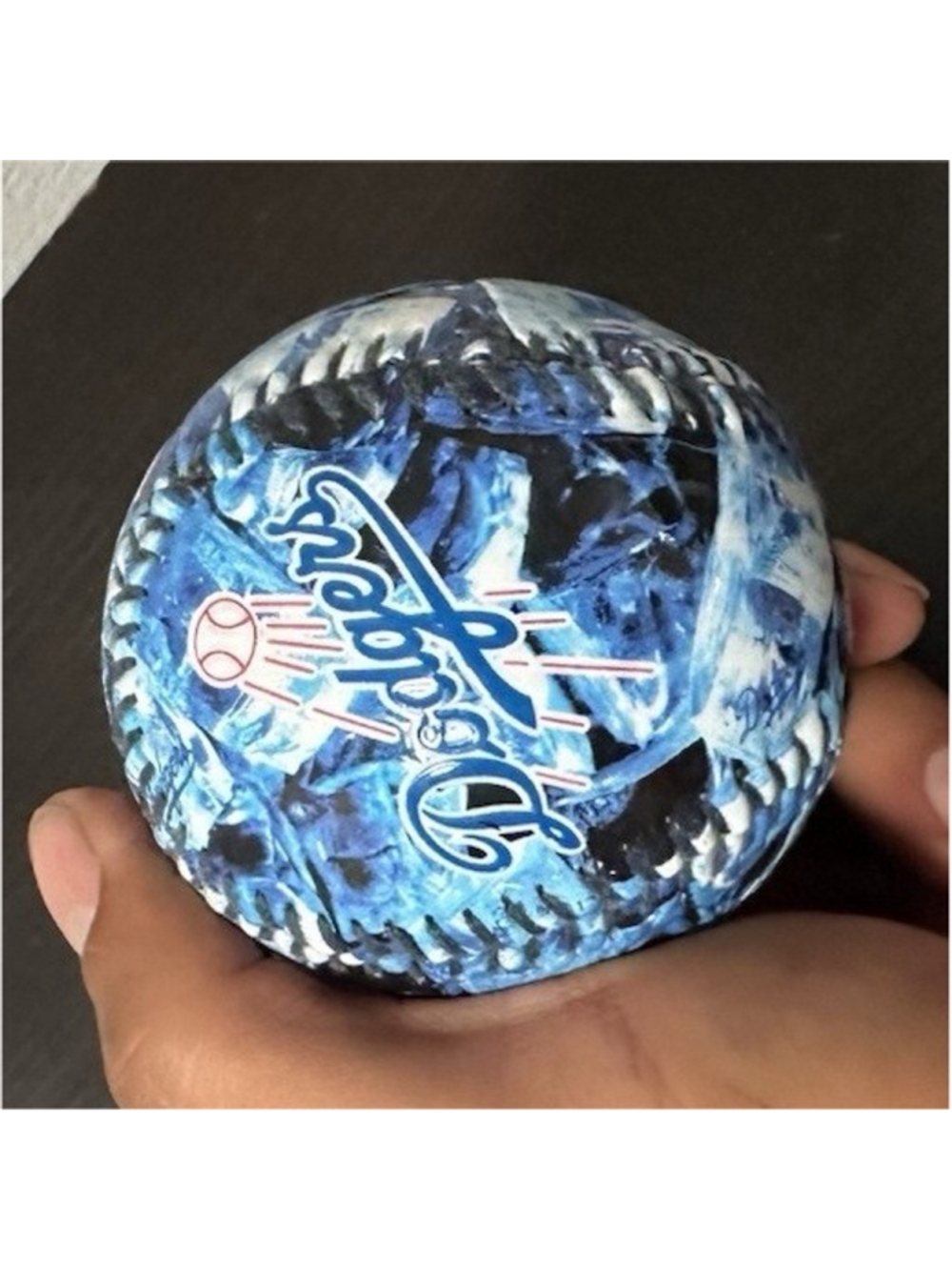 Rawlings OFCMW-R Official Size 9in Blue Camo Baseball MLB Official Line